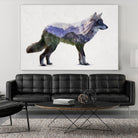 Rocky Mountain Grey Wolf by Davies Babies on GIANT ART - white animals