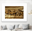 Unbroken by Lisa Dearing on GIANT ART - beige animals