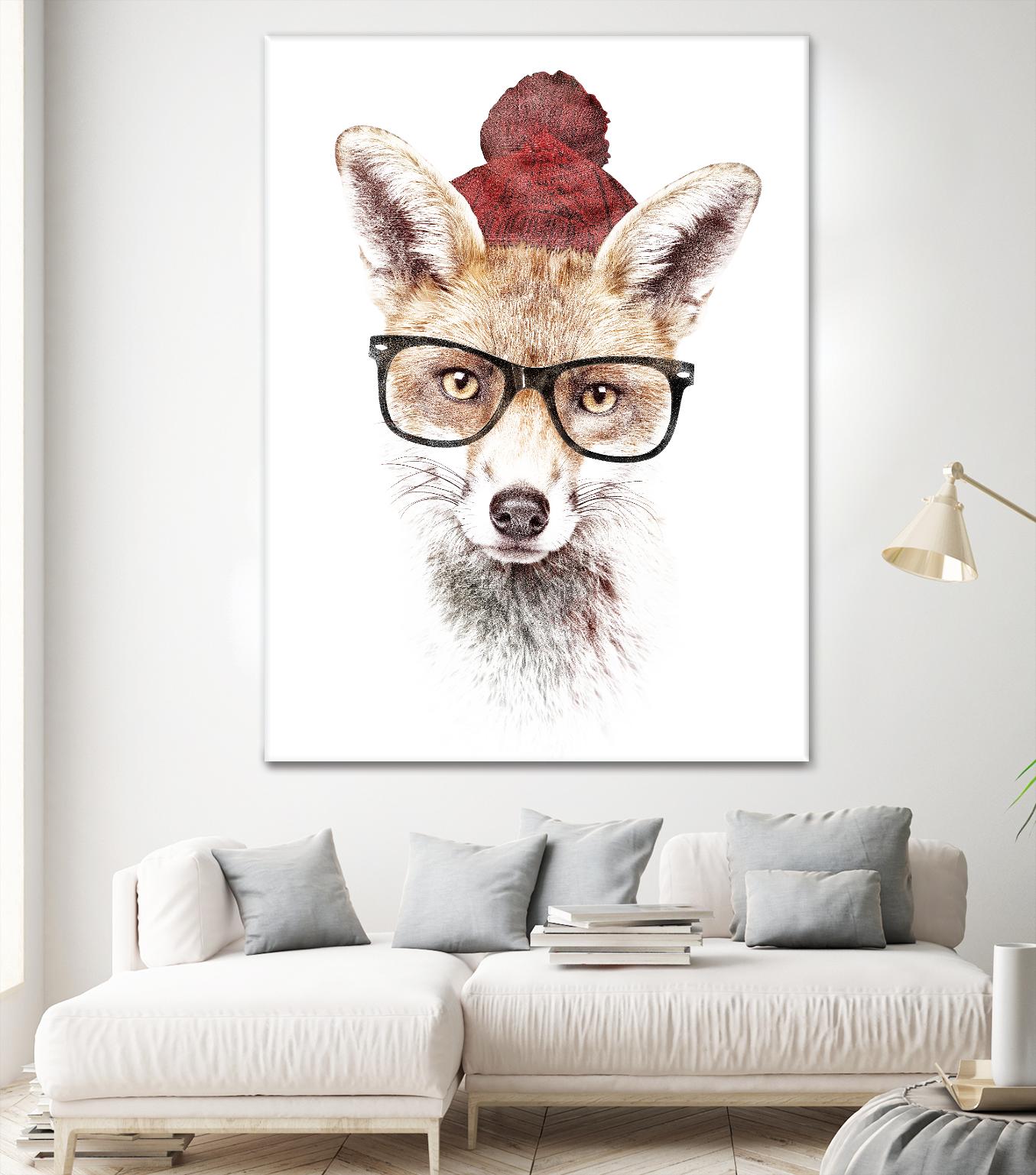 It's Pretty Cold Outside by Robert Farkas on GIANT ART - white animals