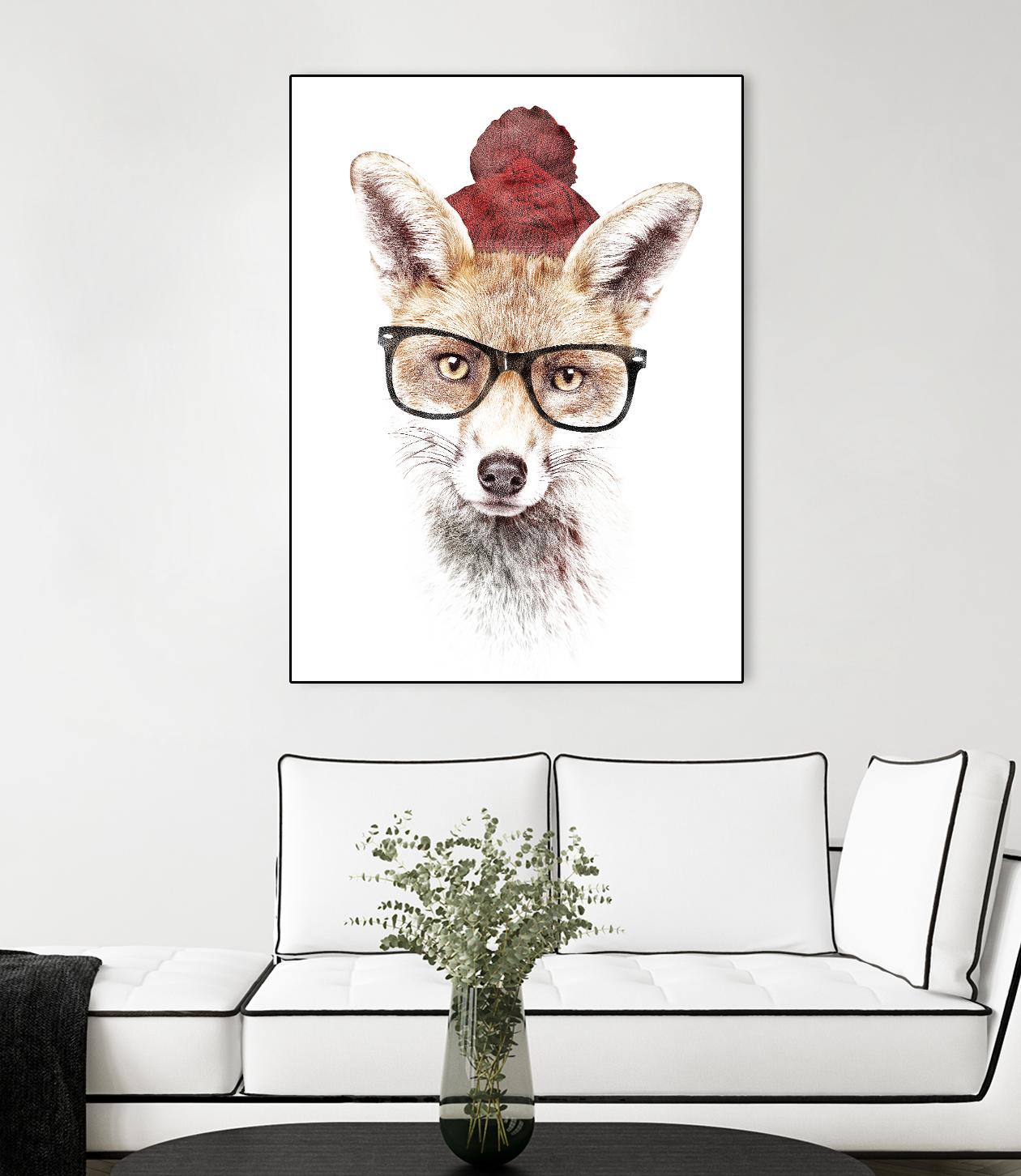 It's Pretty Cold Outside by Robert Farkas on GIANT ART - white animals