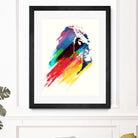 Our Hero by Robert Farkas on GIANT ART - blue animals