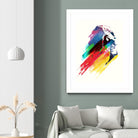 Our Hero by Robert Farkas on GIANT ART - blue animals