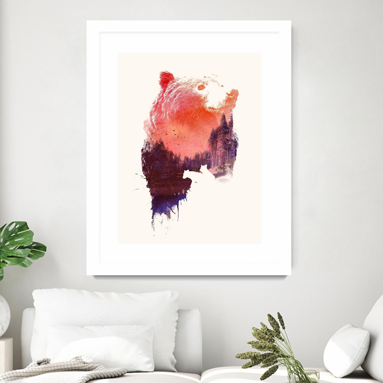 Love Forever by Robert Farkas on GIANT ART - purple animals