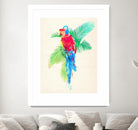 Tropical Party by Robert Farkas on GIANT ART - green animals