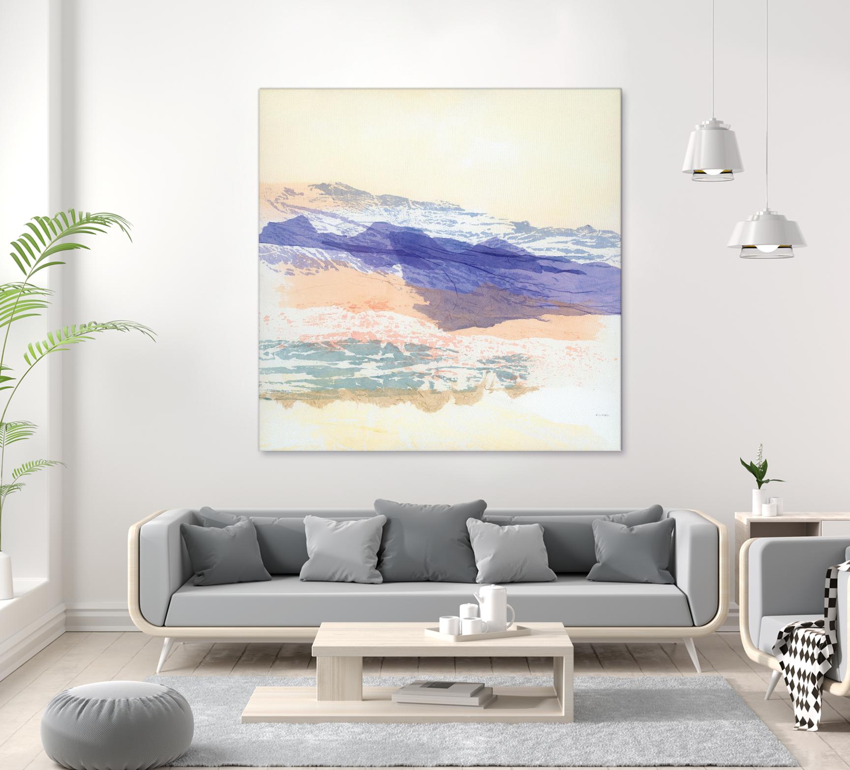 Abstract Mountain by Jan Sullivan Fowler on GIANT ART - multicolor abstracts; contemporary