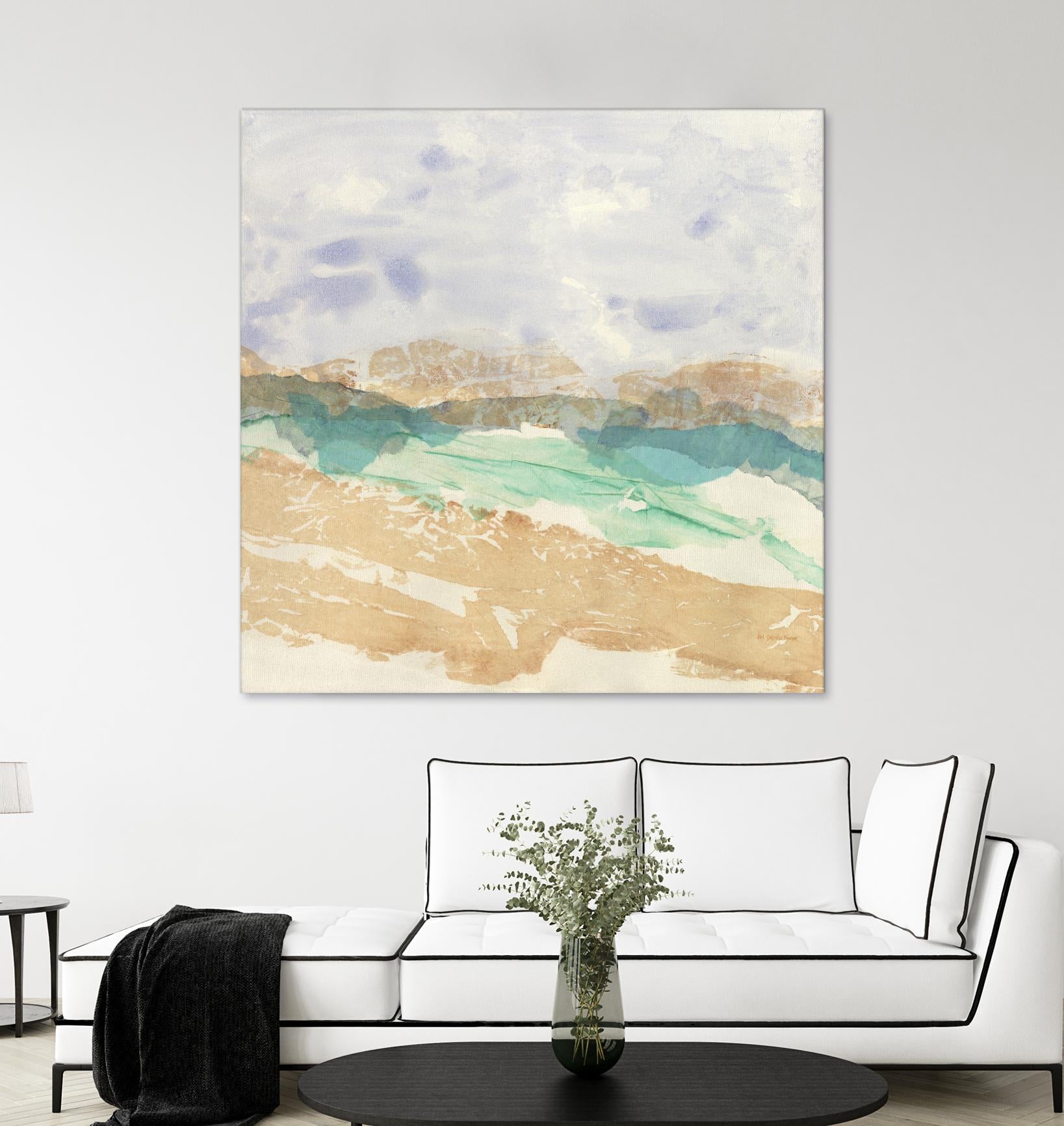 Mountain in Washi by Jan Sullivan Fowler on GIANT ART - multicolor abstracts; contemporary