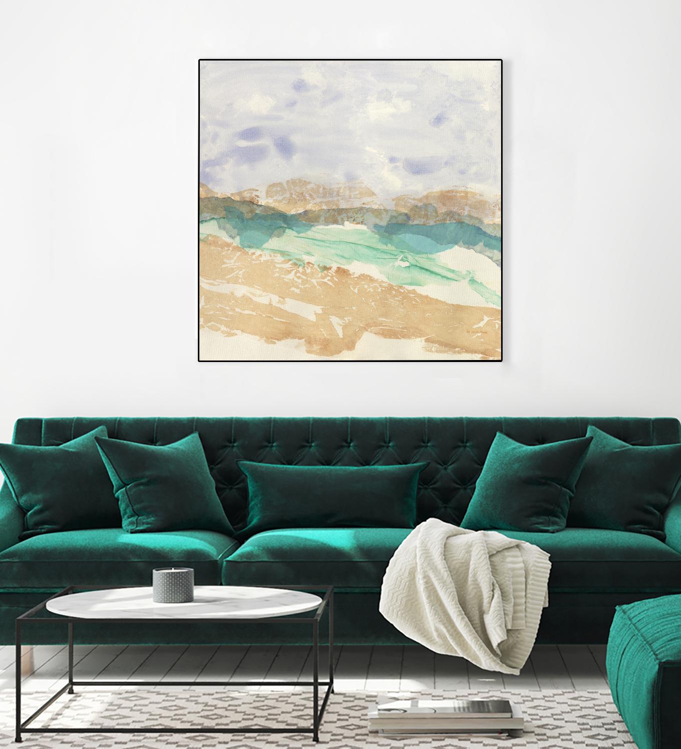 Mountain in Washi by Jan Sullivan Fowler on GIANT ART - multicolor abstracts; contemporary