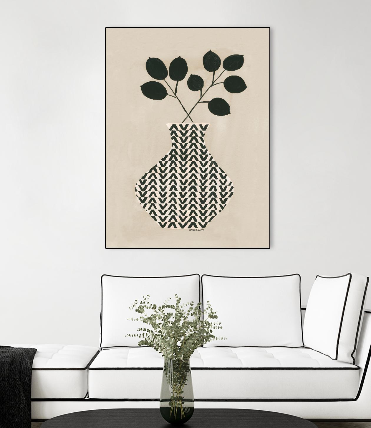 Vadim Vase by Megan Galante on GIANT ART - green contemporary, floral/still life, vases
