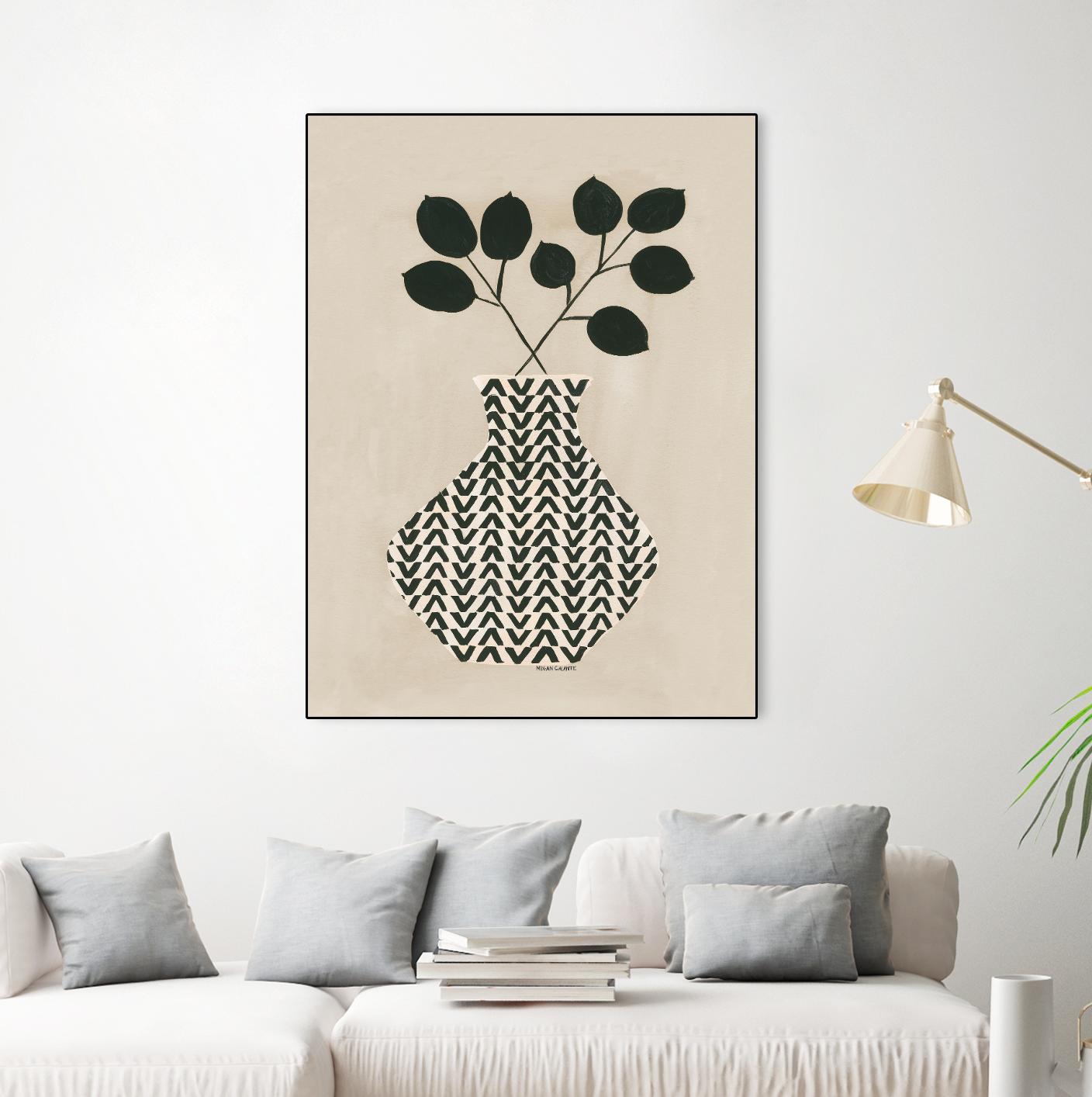 Vadim Vase by Megan Galante on GIANT ART - green contemporary, floral/still life, vases