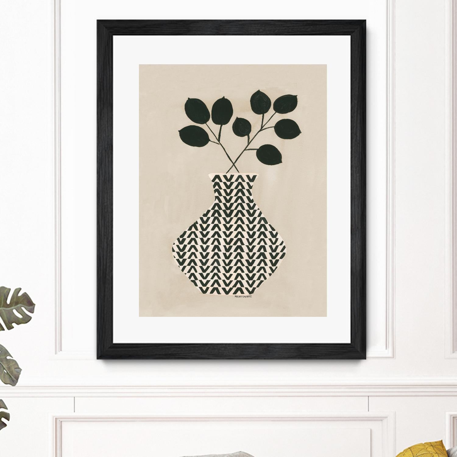 Vadim Vase by Megan Galante on GIANT ART - green contemporary, floral/still life, vases