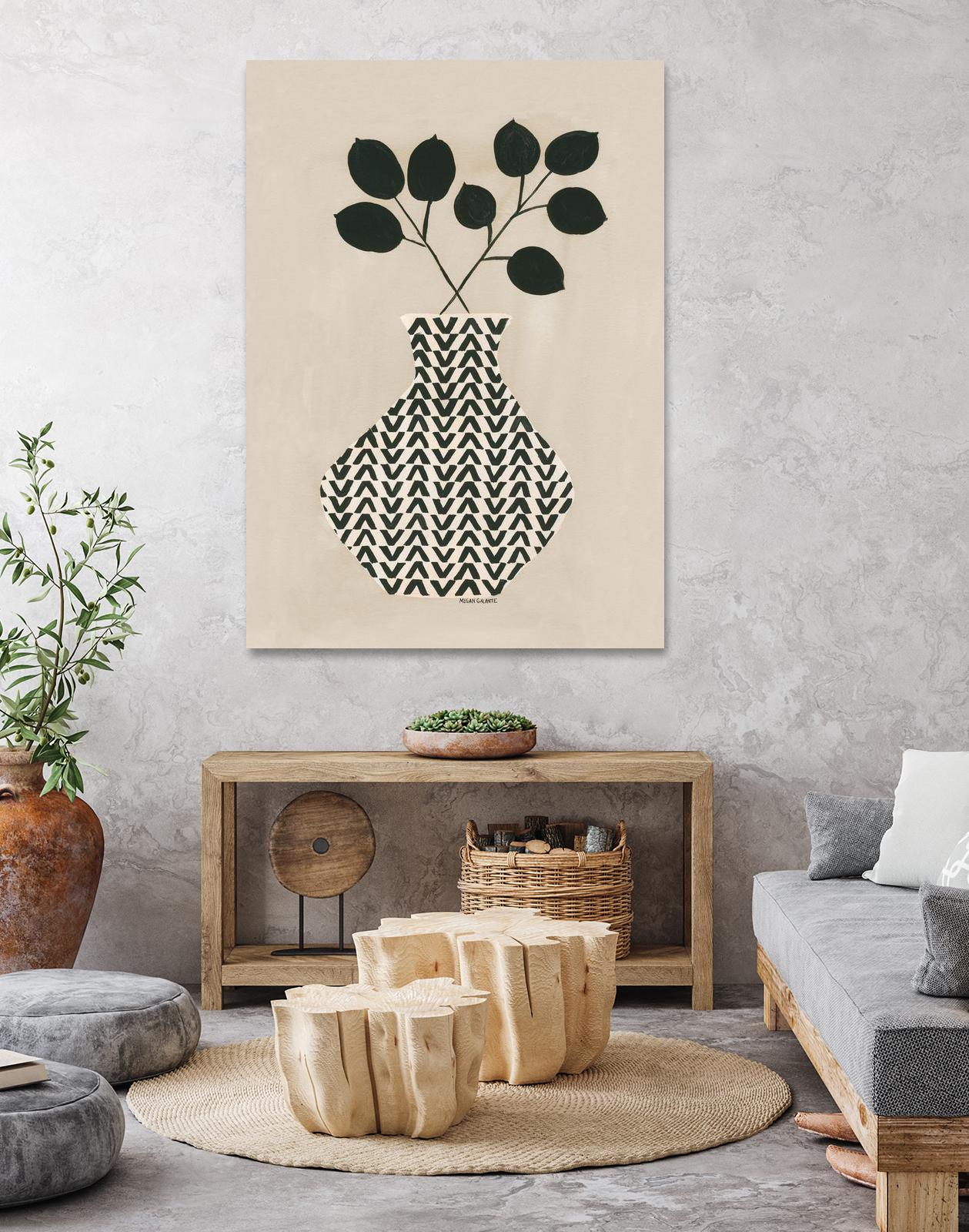 Vadim Vase by Megan Galante on GIANT ART - green contemporary, floral/still life, vases
