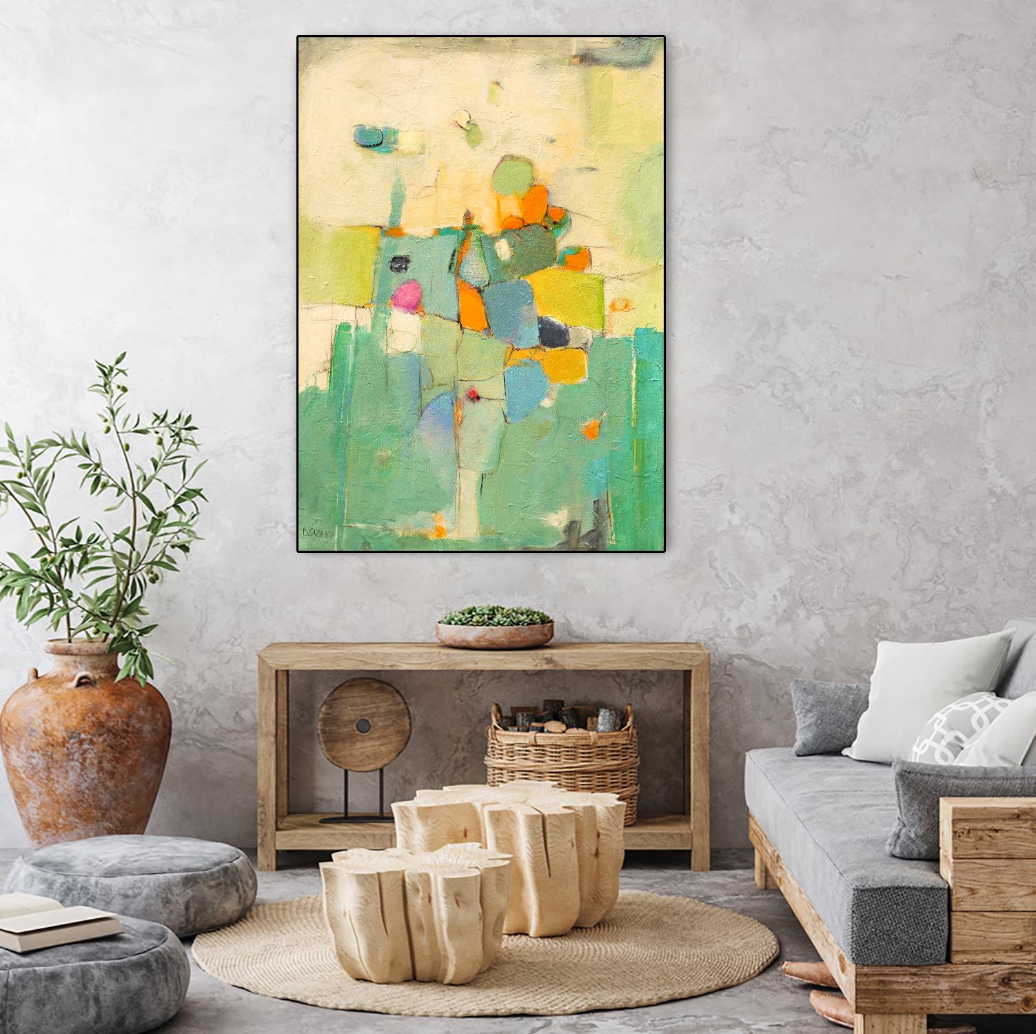 Majestic by Dorothy Gaziano on GIANT ART - beige abstract