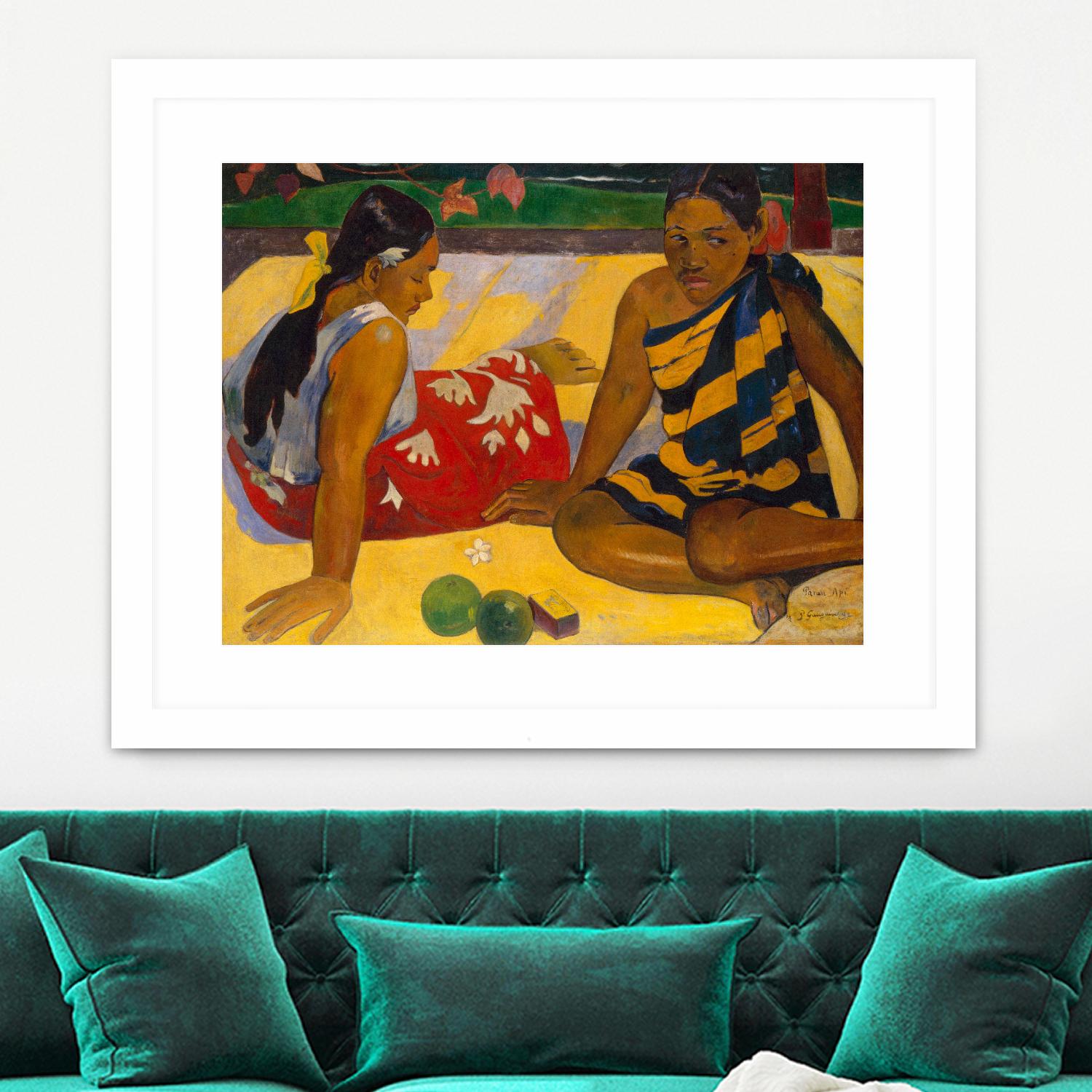 What News by Paul Gauguin on GIANT ART - multicolor museum; figurative