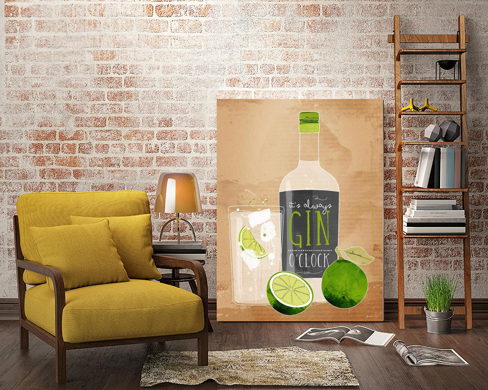 Gin O’Clock by Green Lili on GIANT ART - multicolor cuisine