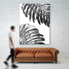 Double Philodendron (BW) by Lexie Greer on GIANT ART - multicolor photography; floral/still life