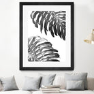 Double Philodendron (BW) by Lexie Greer on GIANT ART - multicolor photography; floral/still life