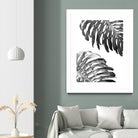 Double Philodendron (BW) by Lexie Greer on GIANT ART - multicolor photography; floral/still life