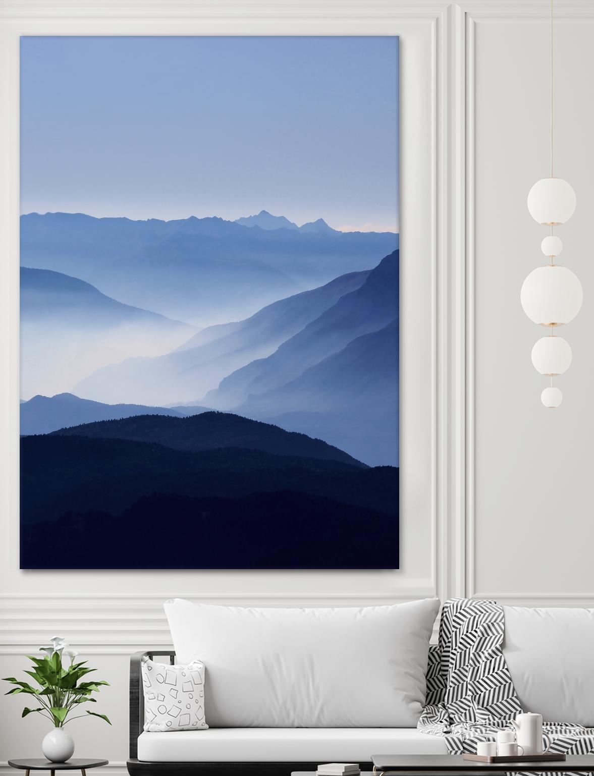 Blue Mountains by Lexie Greer on GIANT ART - multicolor photography; landscapes