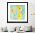 Summer Rain #3 by Sheila Golden on GIANT ART - multicolor floral/still life; contemporary