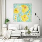 Summer Rain #3 by Sheila Golden on GIANT ART - multicolor floral/still life; contemporary