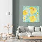 Summer Rain #3 by Sheila Golden on GIANT ART - multicolor floral/still life; contemporary