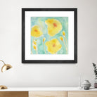 Summer Rain #3 by Sheila Golden on GIANT ART - multicolor floral/still life; contemporary