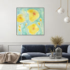 Summer Rain #3 by Sheila Golden on GIANT ART - multicolor floral/still life; contemporary