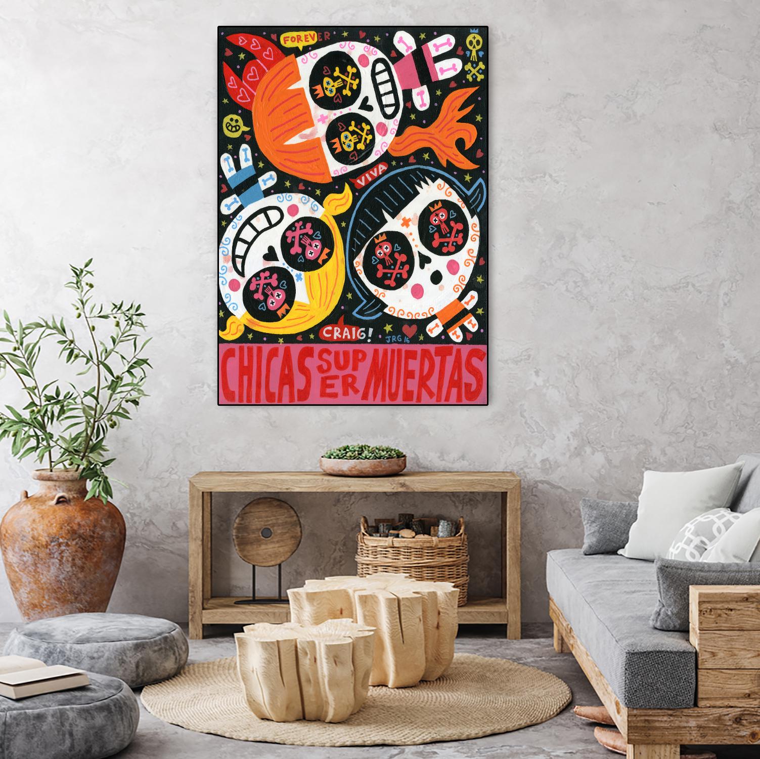 The Holy Trinity by Jorge R. Gutierrez on GIANT ART - multicolor ethnic; urban/pop surrealism