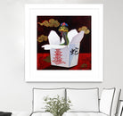 Takeout with a Twist by Lucia Heffernan on GIANT ART - multicolor urban/pop surrealism; novelty; animals