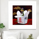 Takeout with a Twist by Lucia Heffernan on GIANT ART - multicolor urban/pop surrealism; novelty; animals