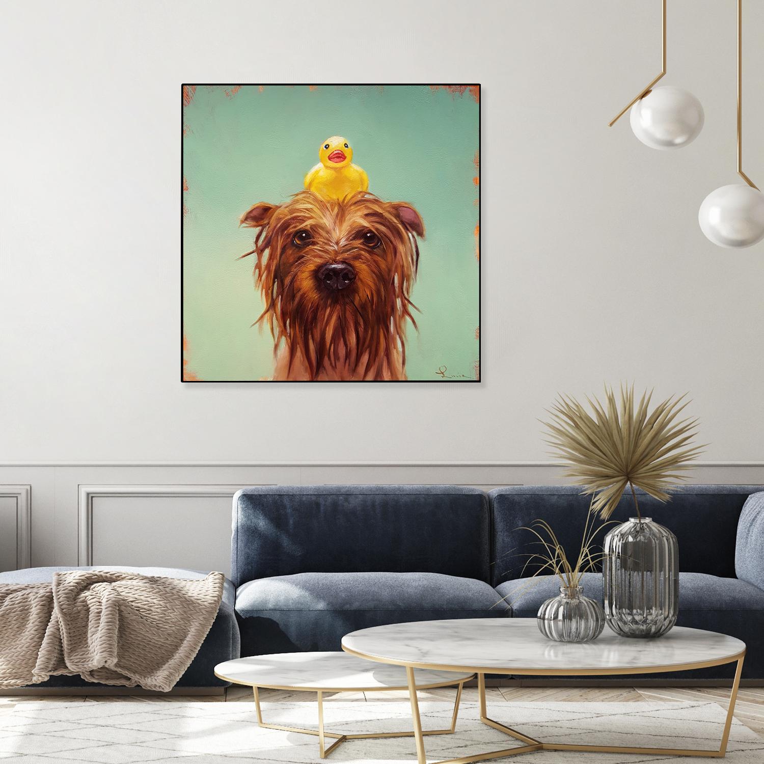 Bath Time by Lucia Heffernan on GIANT ART - multicolor urban/pop surrealism; animals