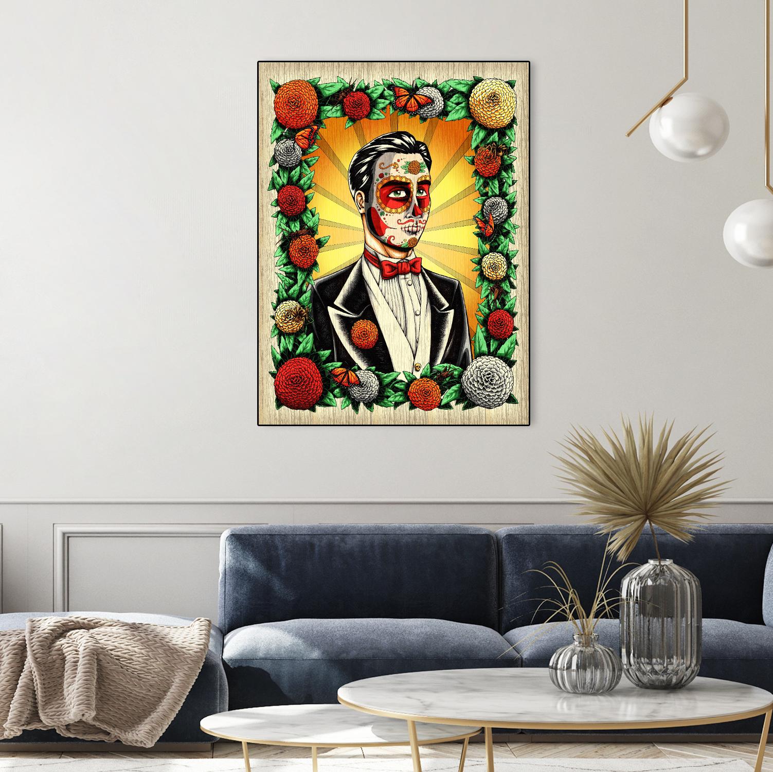 Muerto Groom by Nicholas Ivins on GIANT ART - multicolor urban/pop surrealism; ethnic
