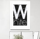White Marble by TypeLike on GIANT ART - multicolor design/type; contemporary