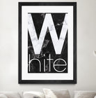 White Marble by TypeLike on GIANT ART - multicolor design/type; contemporary