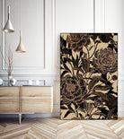 Golden Rose II by Incado on GIANT ART - multicolor floral/still life; design/type