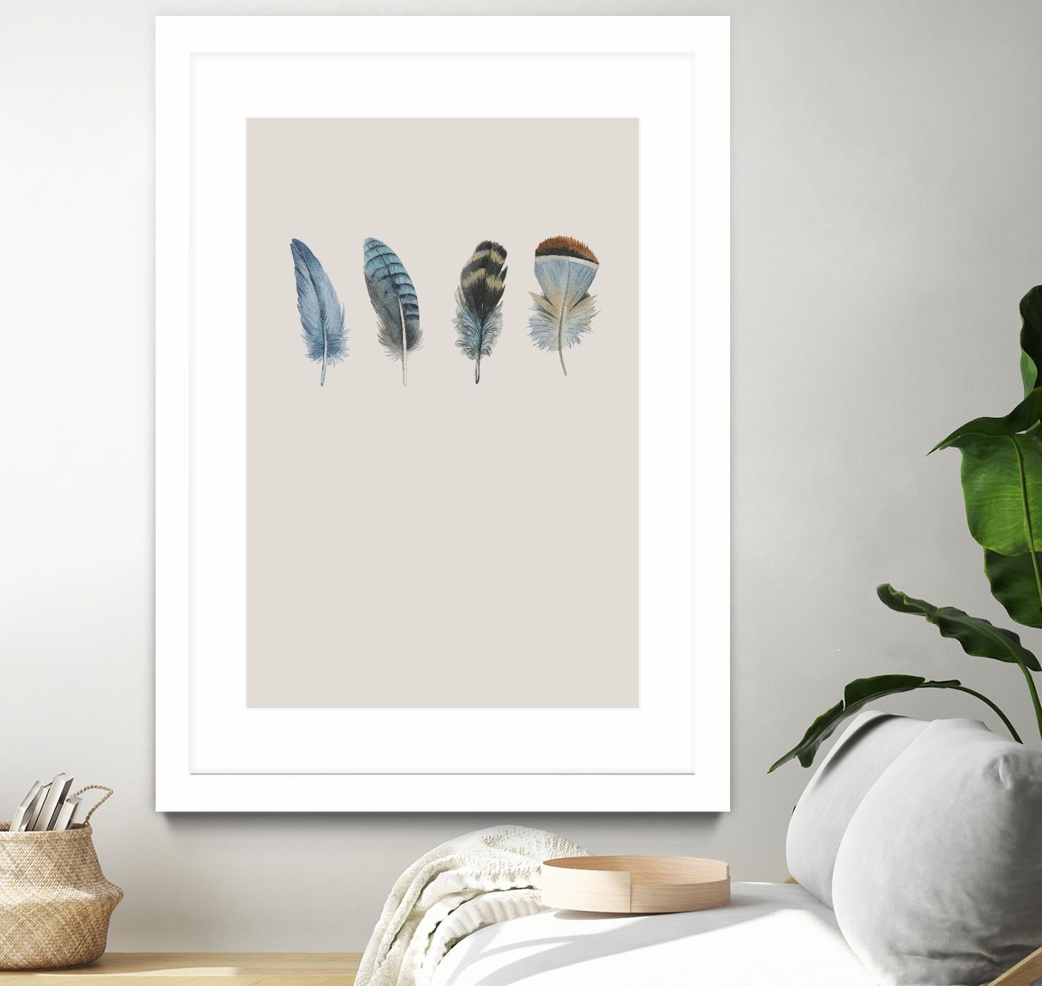 Feather 11 by Incado on GIANT ART - multicolor floral/still life