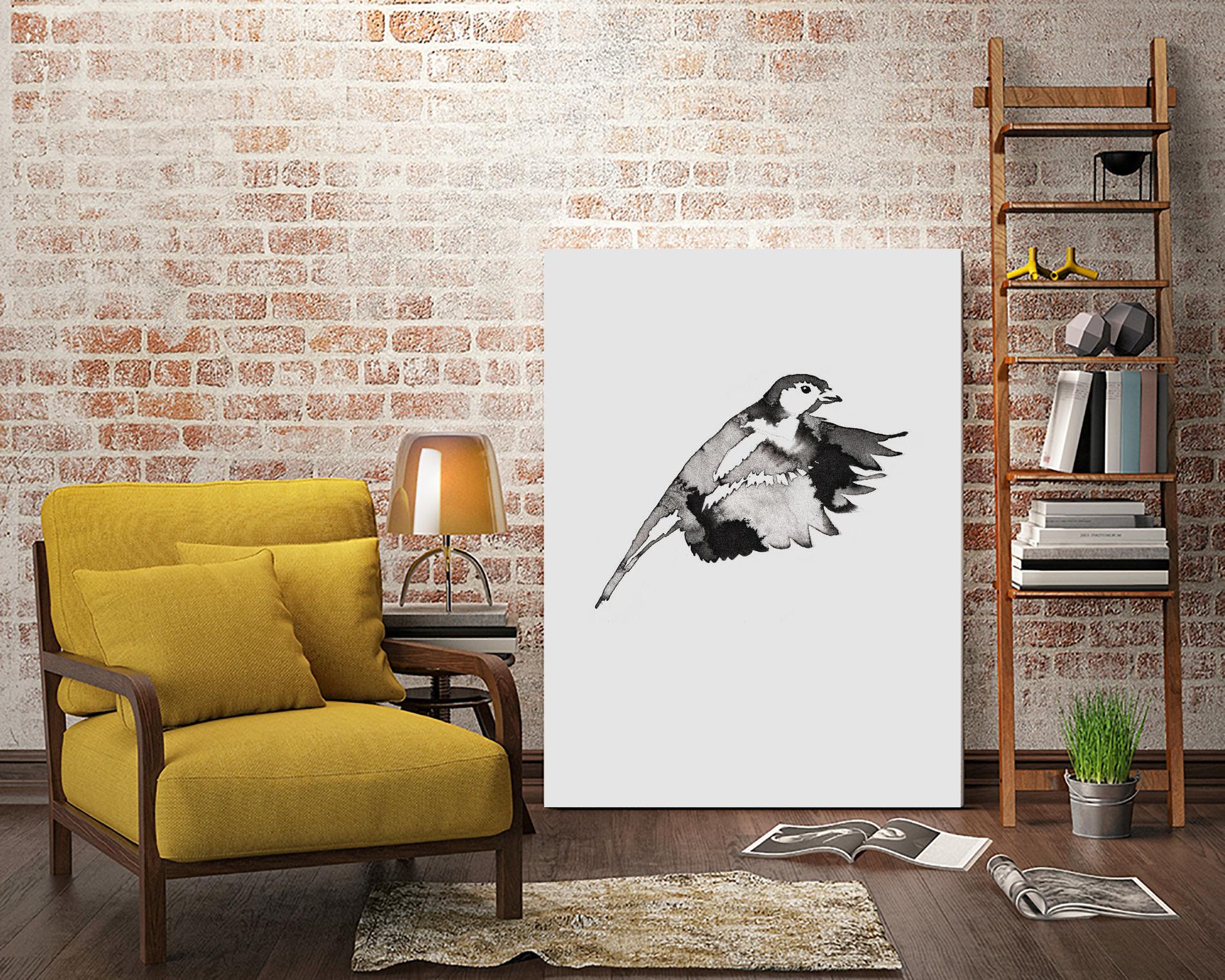 Flying Bird II by Incado on GIANT ART - multicolor animals