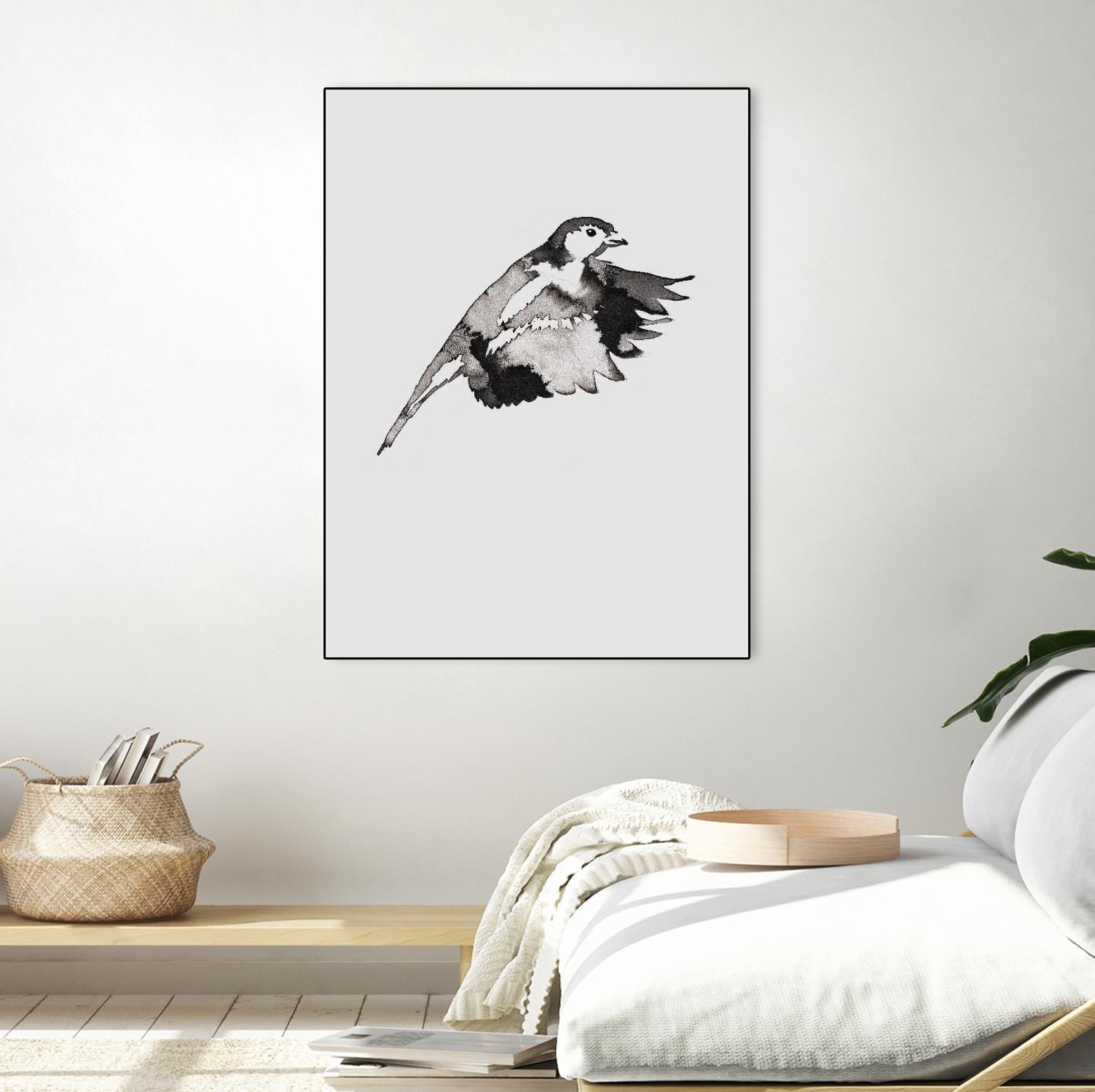 Flying Bird II by Incado on GIANT ART - multicolor animals