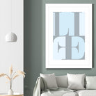 Life by TypeLike on GIANT ART - multicolor design/type; contemporary