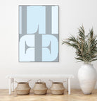Life by TypeLike on GIANT ART - multicolor design/type; contemporary