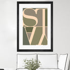 Stay by TypeLike on GIANT ART - multicolor design/type; contemporary