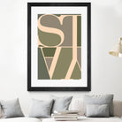 Stay by TypeLike on GIANT ART - multicolor design/type; contemporary