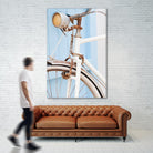 Old Bike by PhotoINC Studio on GIANT ART - multicolor photography; floral/still life