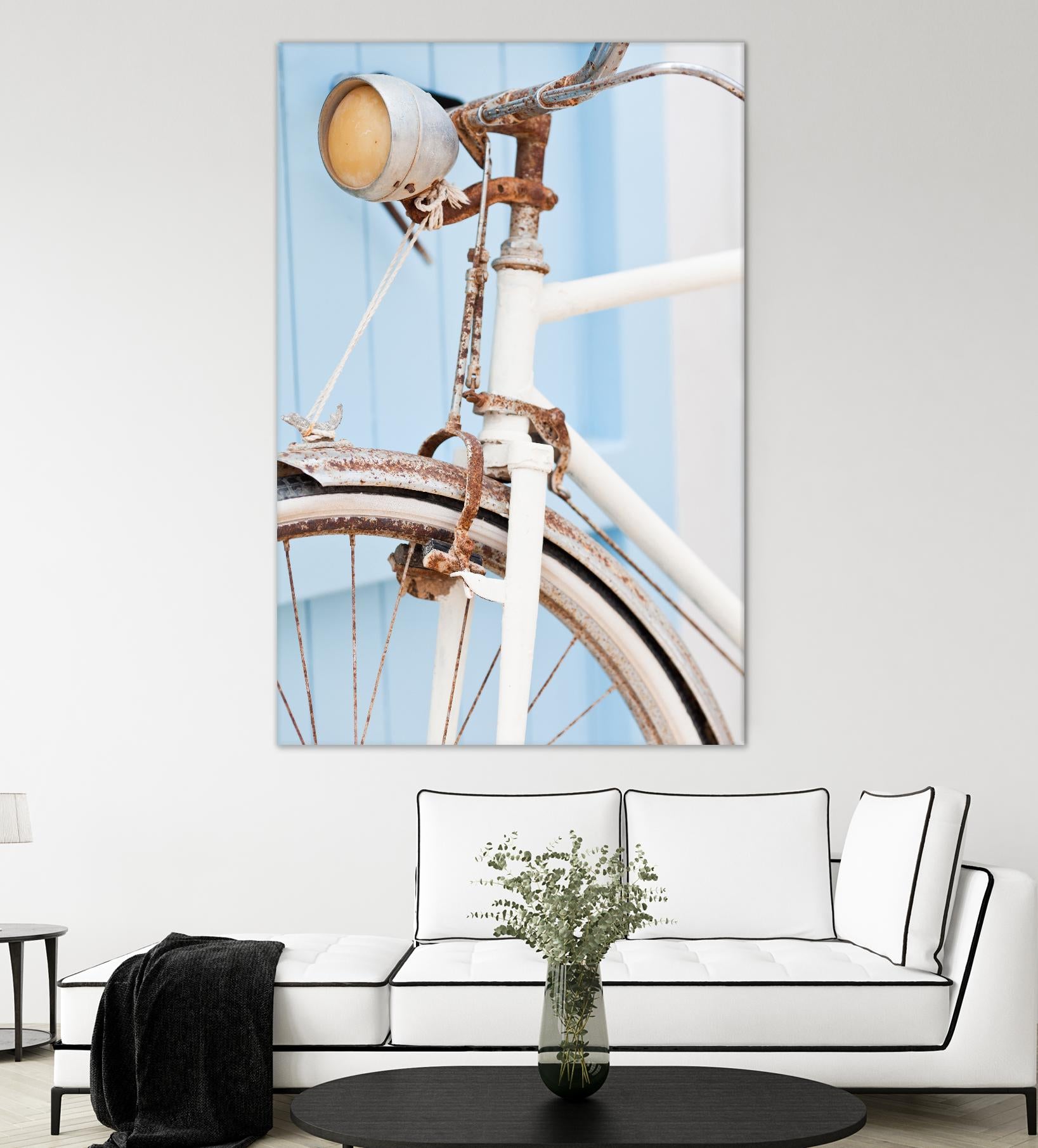 Old Bike by PhotoINC Studio on GIANT ART - multicolor photography; floral/still life