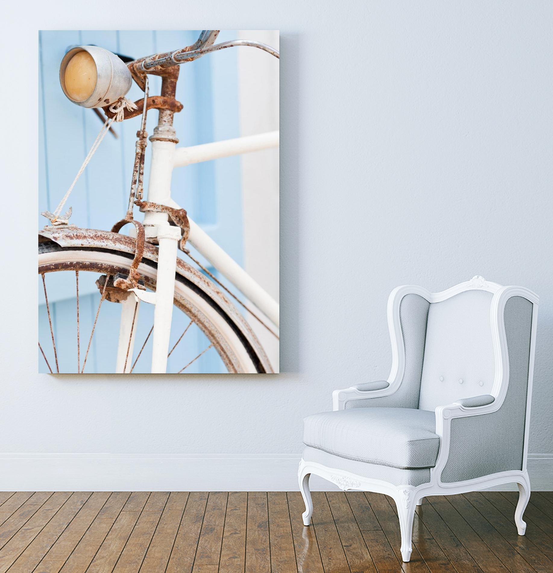 Old Bike by PhotoINC Studio on GIANT ART - multicolor photography; floral/still life