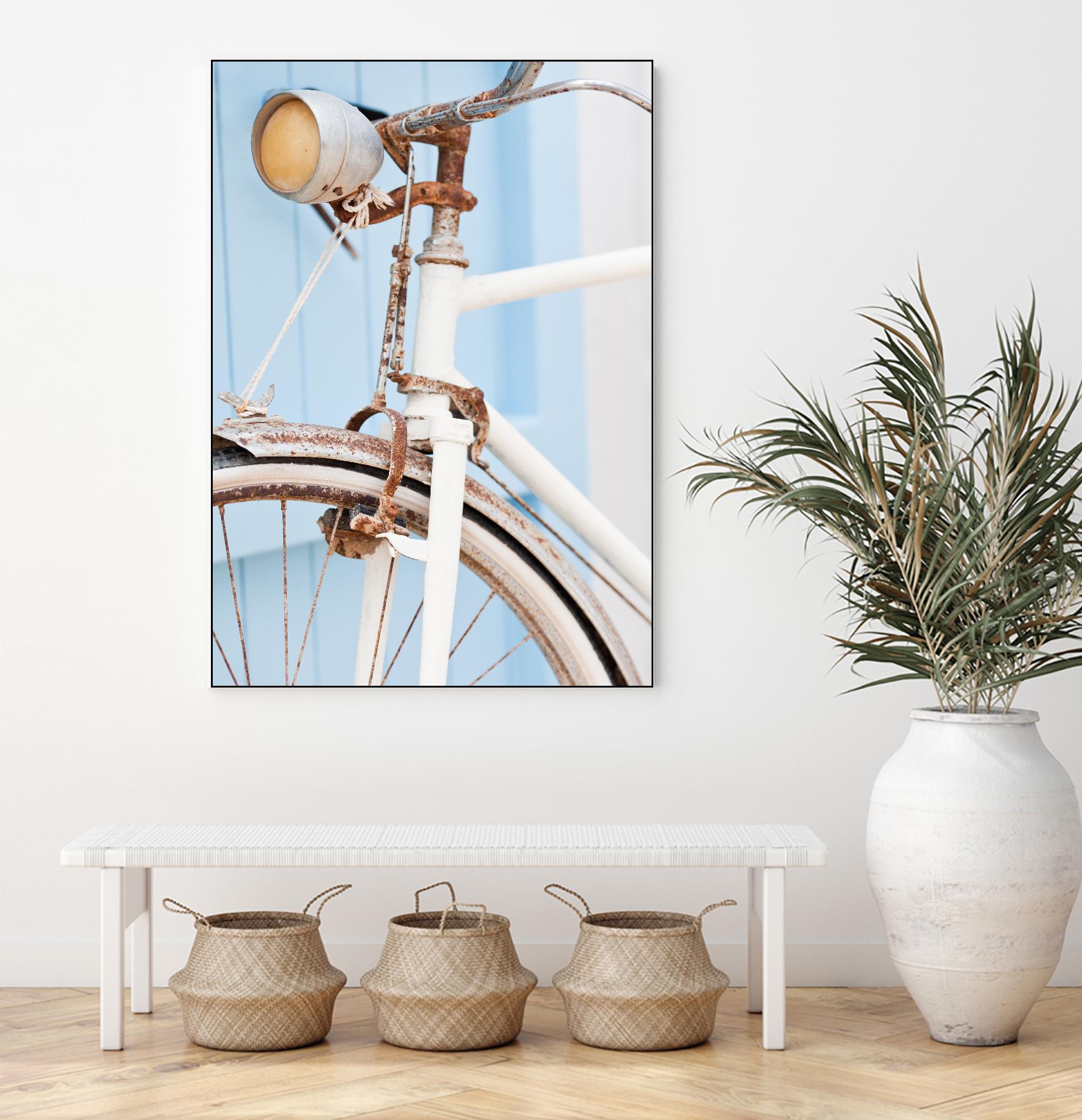 Old Bike by PhotoINC Studio on GIANT ART - multicolor photography; floral/still life