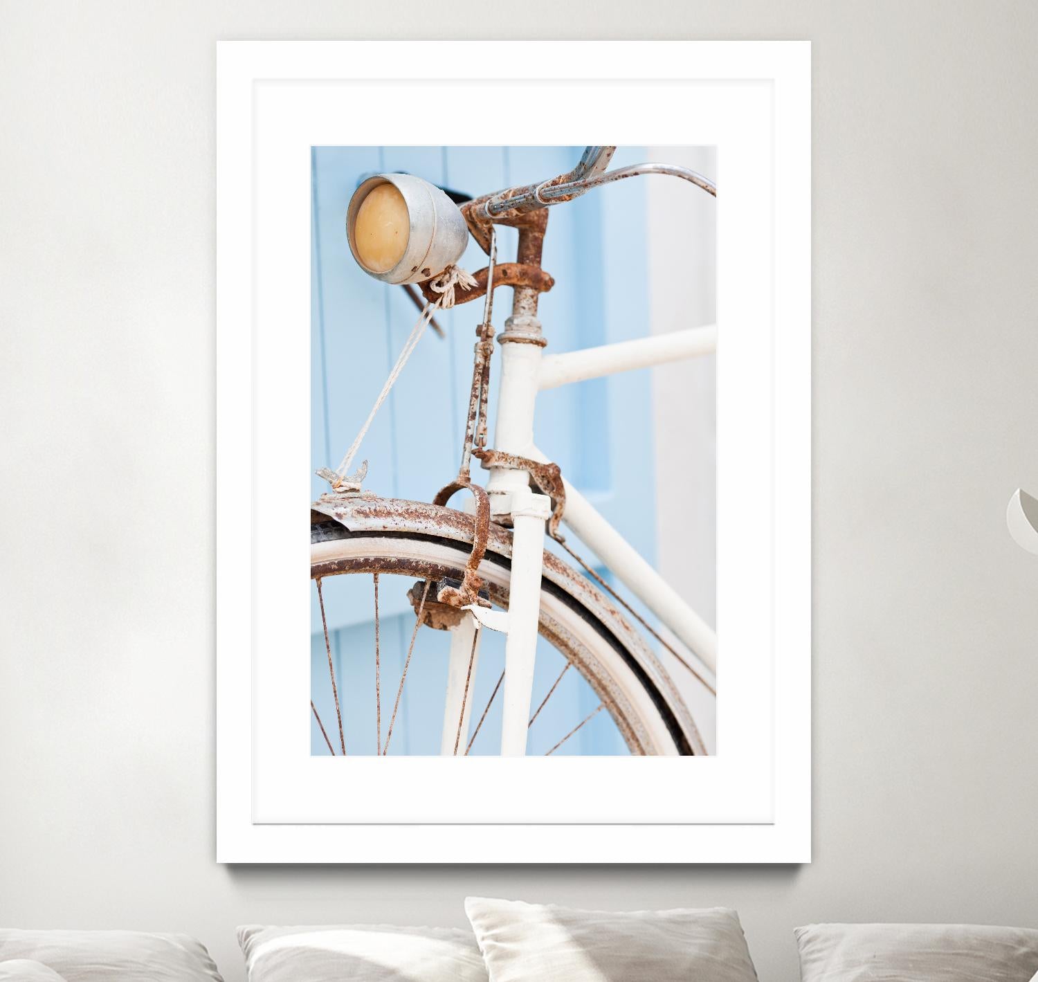 Old Bike by PhotoINC Studio on GIANT ART - multicolor photography; floral/still life