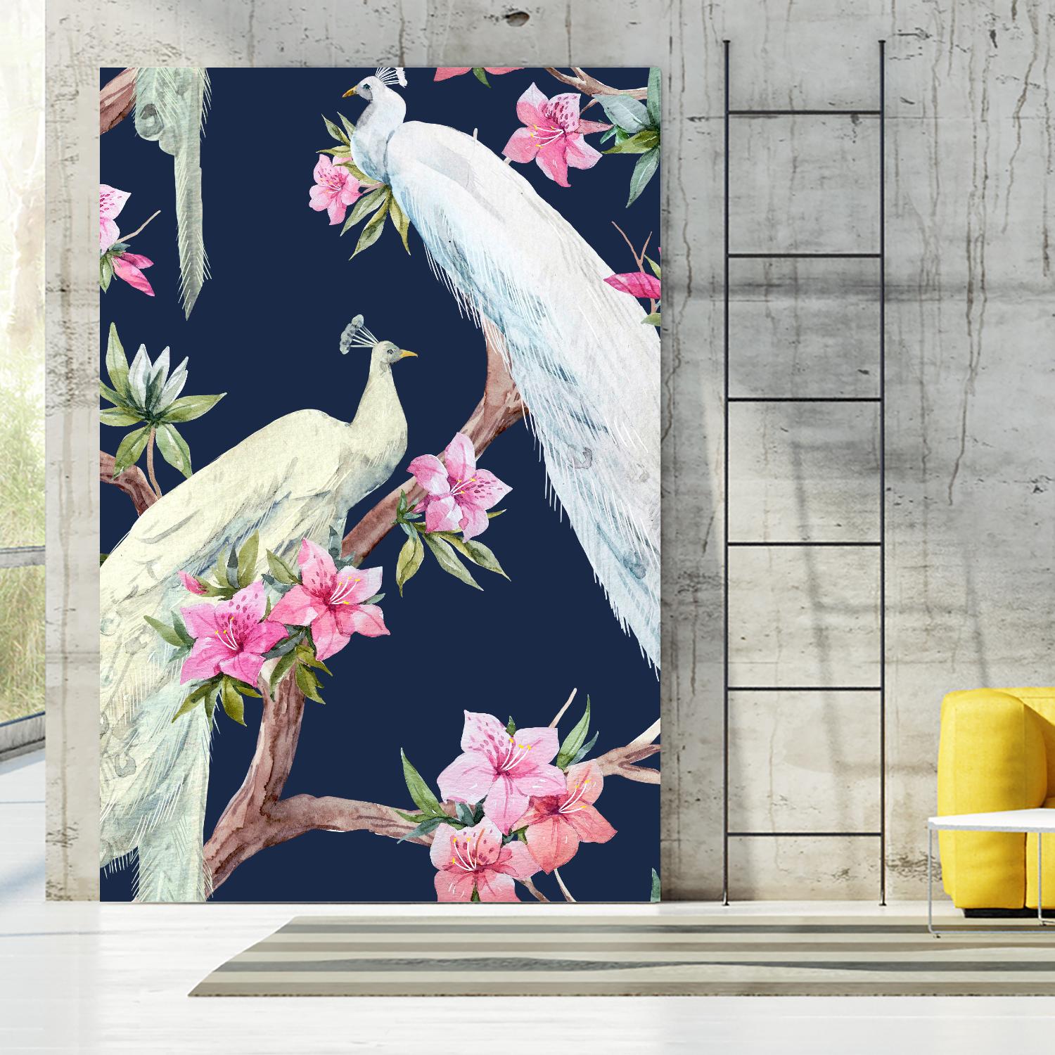 Paradis Birds II by Incado on GIANT ART - multicolor animals