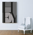 Hey by TypeLike on GIANT ART - multicolor design/type