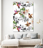 Colibris by Incado on GIANT ART - multicolor animals; floral/still life